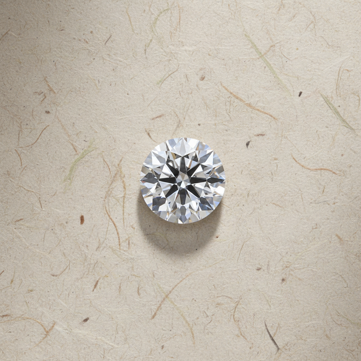 2,50 karaat ronde lab-gegroeide diamant, VVS2/E
