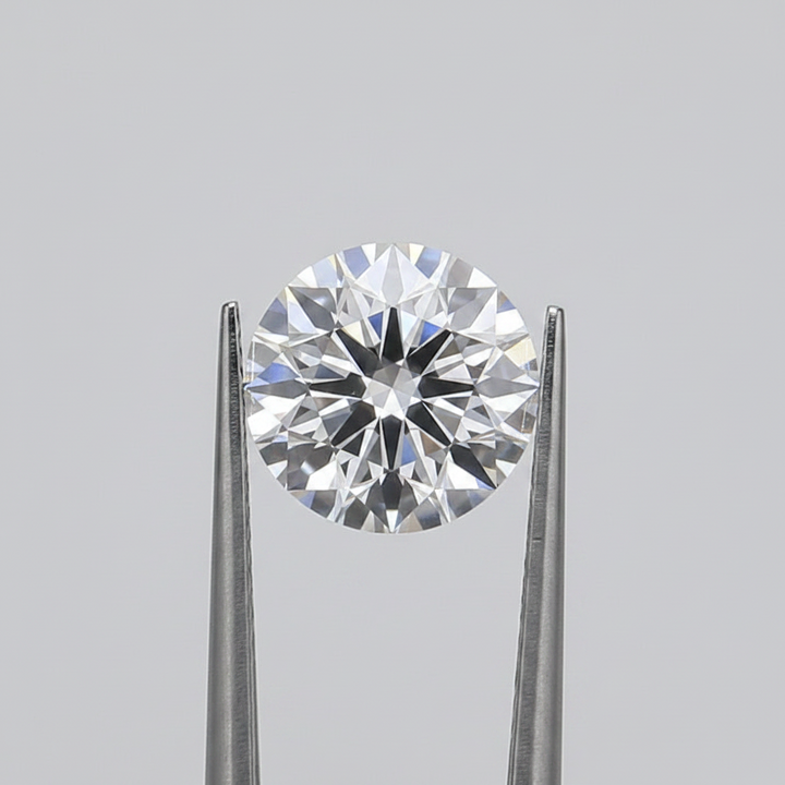 2,50 karaat ronde lab-gegroeide diamant, VVS2/E