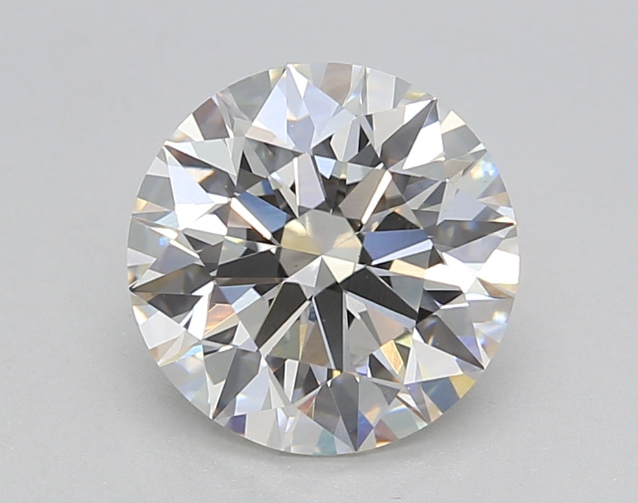 2.52 Carat Round Lab-Grown Diamond, IGI Certified, H Color, VS1 Clarity