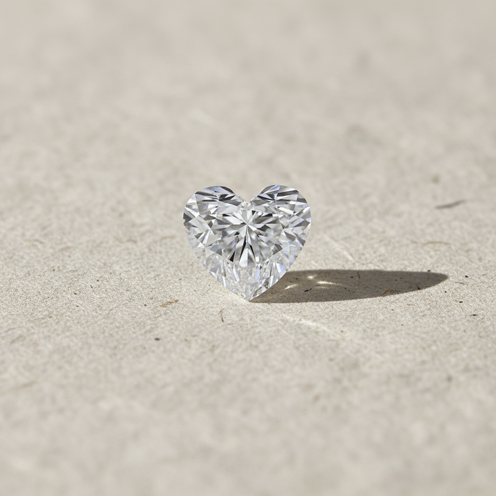 2.52 Carat Heart Cut Lab Grown Diamond VS1 D Color IGI Certified
