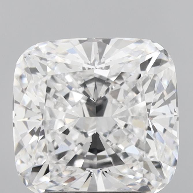 2.53 Carat Cushion Cut Lab Grown Diamond VS2 D