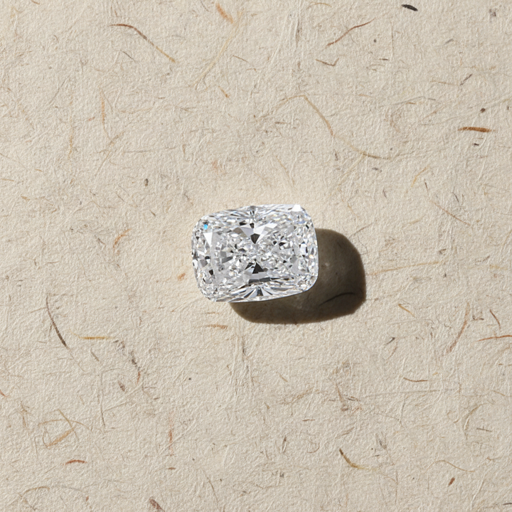 2.53 Carat Cushion Cut Lab Grown Diamond, VVS2/D