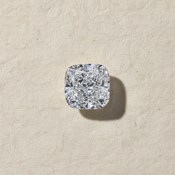 Diamant cultivé en laboratoire taille coussin de 2,53 carats, VS1/G