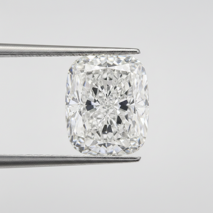 2.54 Carat Cushion Cut Lab Grown Diamond, VVS1/F