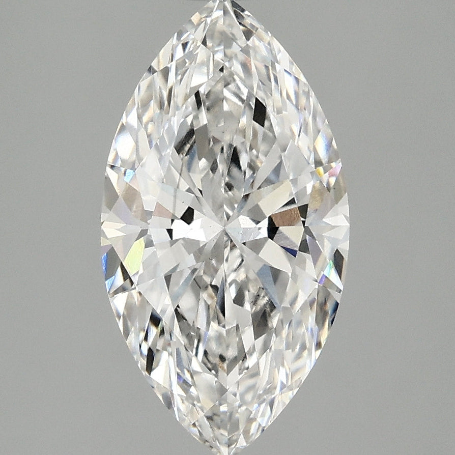 Diamante coltivato in laboratorio Marquise da 2,54 carati VS2 F