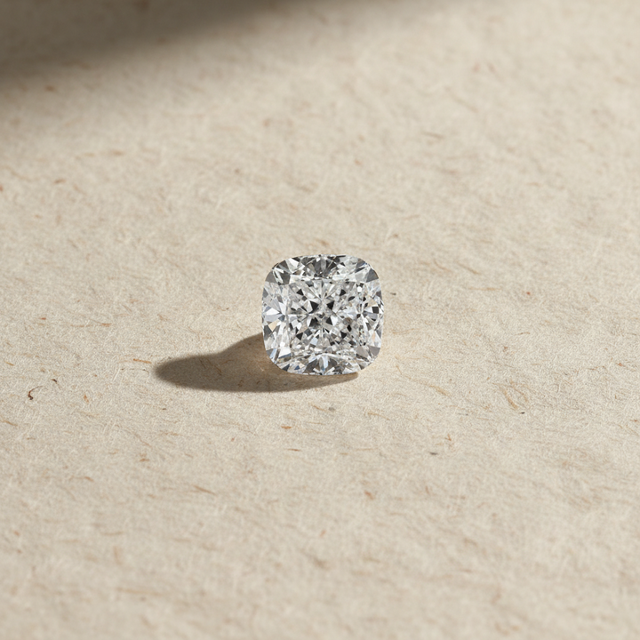 2.55 Carat Cushion Cut Lab Grown Diamond, VVS1/D