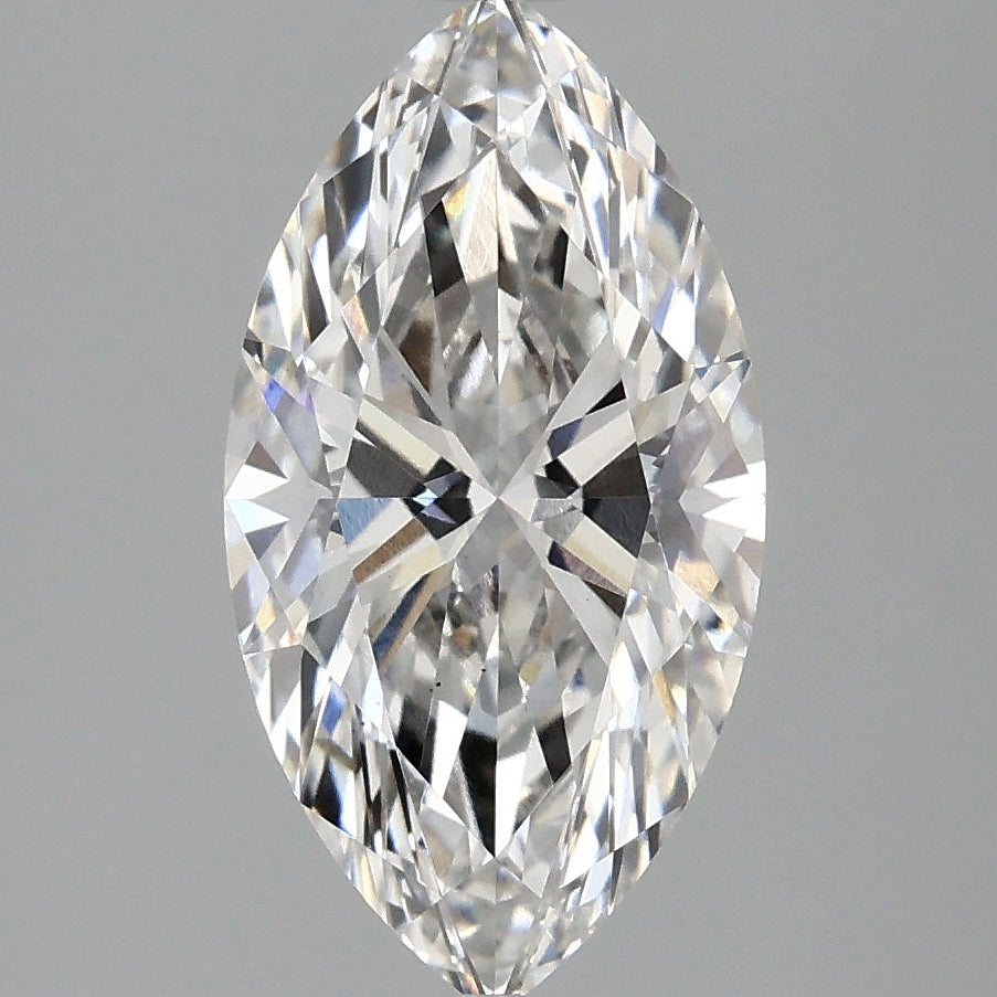 Diamante cultivado em laboratório Marquise de 2,56 quilates VS2 F