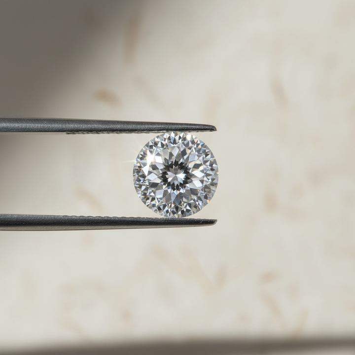 Diamante cultivado em laboratório com lapidação portuguesa de 2,58 quilates, VS2/F