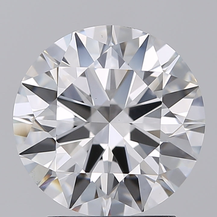 2.59 CT GIA Certified Round Cut Lab-Grown Diamond - VS1 Clarity, F Color