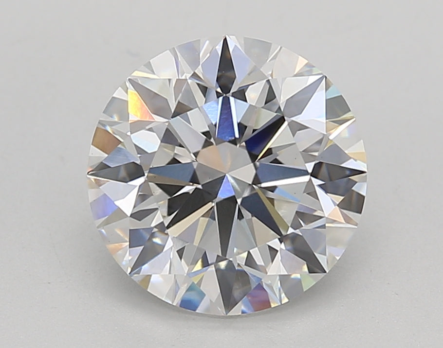 2.60 CT GIA Certified Round Cut Lab-Grown Diamond - VS1 Clarity, F Color