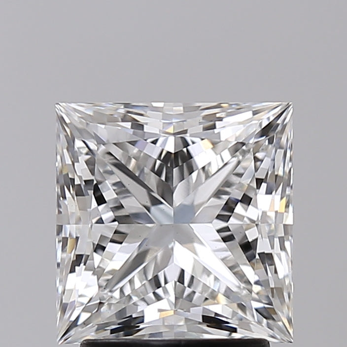 Diamante coltivato Princess Lab da 2,63 carati VS1 F