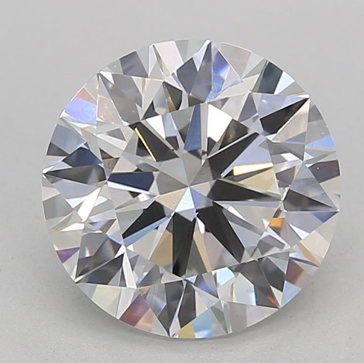 2.65 Carat Round Lab Grown Diamond VS1 E