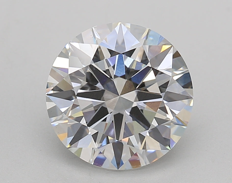 2.71 CT GIA Certified Round Cut Lab-Grown Diamond - VS1 Clarity, F Color