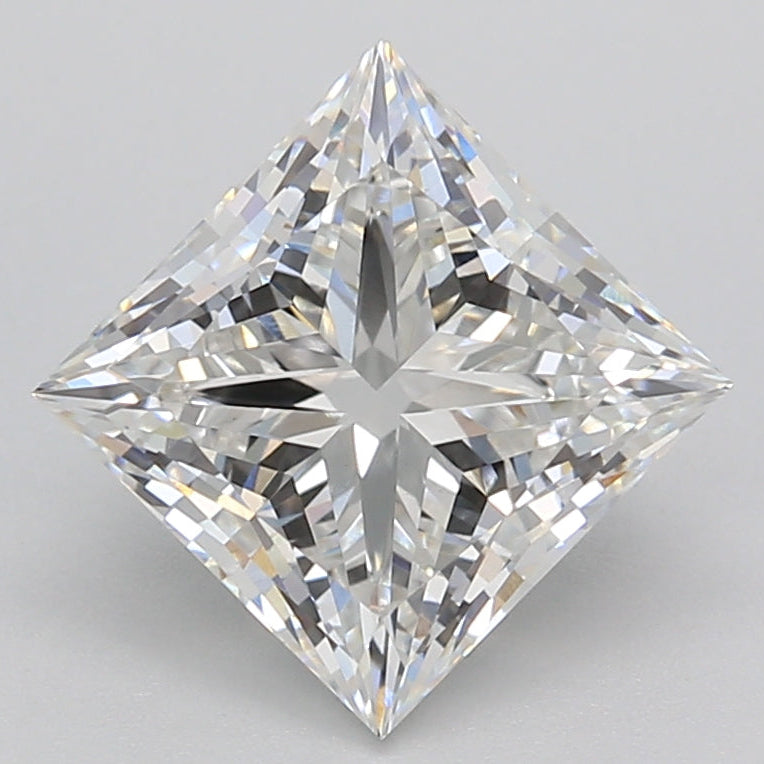 2.71 Carat Princess Lab Grown Diamond VVS2 E