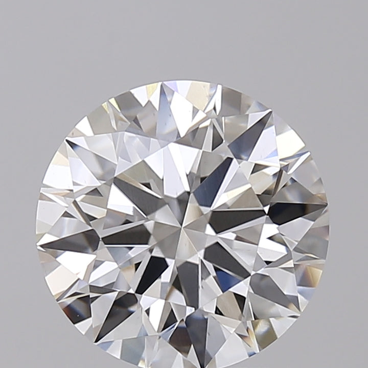 2.71 Carat Round Lab Grown Diamond VS2 F