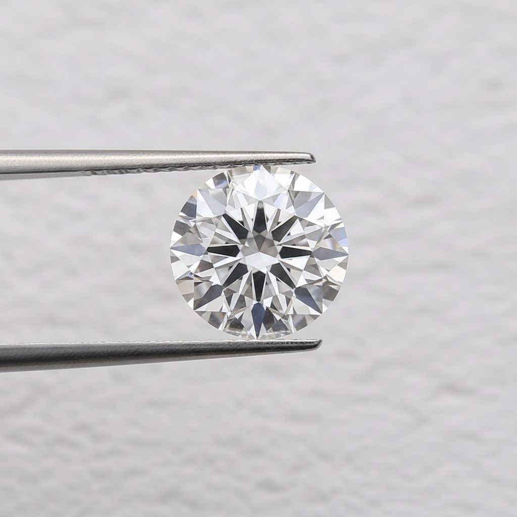 IGI Certified 2.71 Ct F Color VS2 Round CVD Lab Grown Diamond