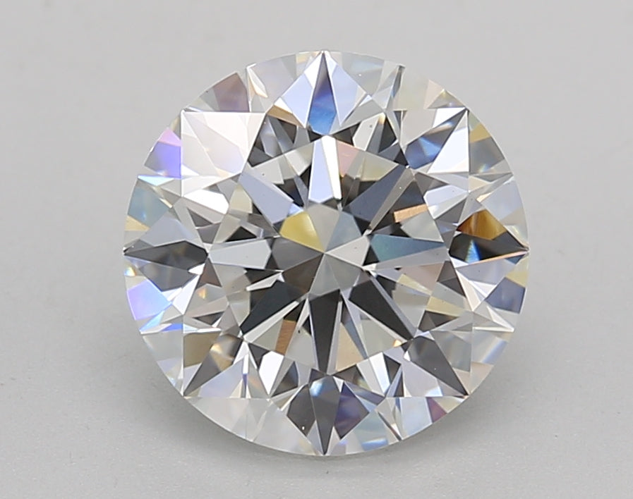 2.72 CT GIA Certified Round Cut Lab-Grown Diamond - VS1 Clarity, H Color