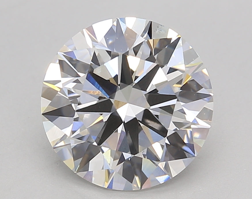 2.72 Carat Round Lab-Grown Diamond, IGI Certified, F Color, VS1 Clarity