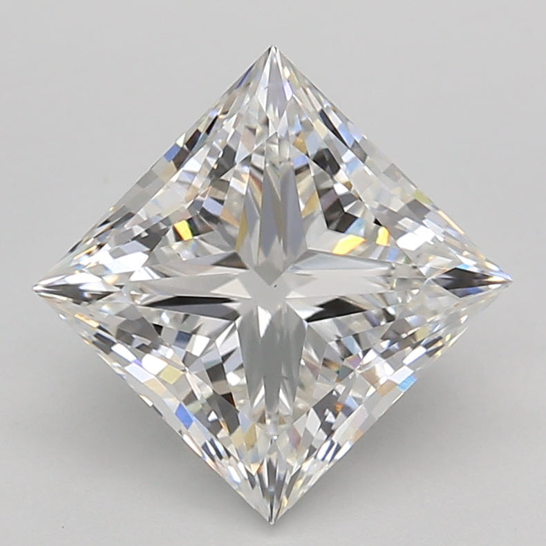 Diamante coltivato Princess Lab da 2,72 carati VS1 F