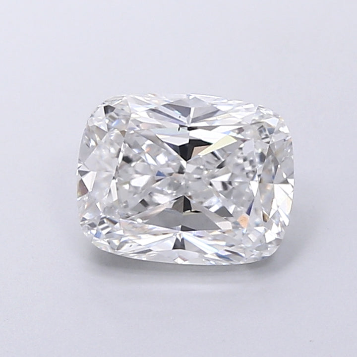 2,73 Karat kissengeschliffener, im Labor gezüchteter Diamant VS2 D
