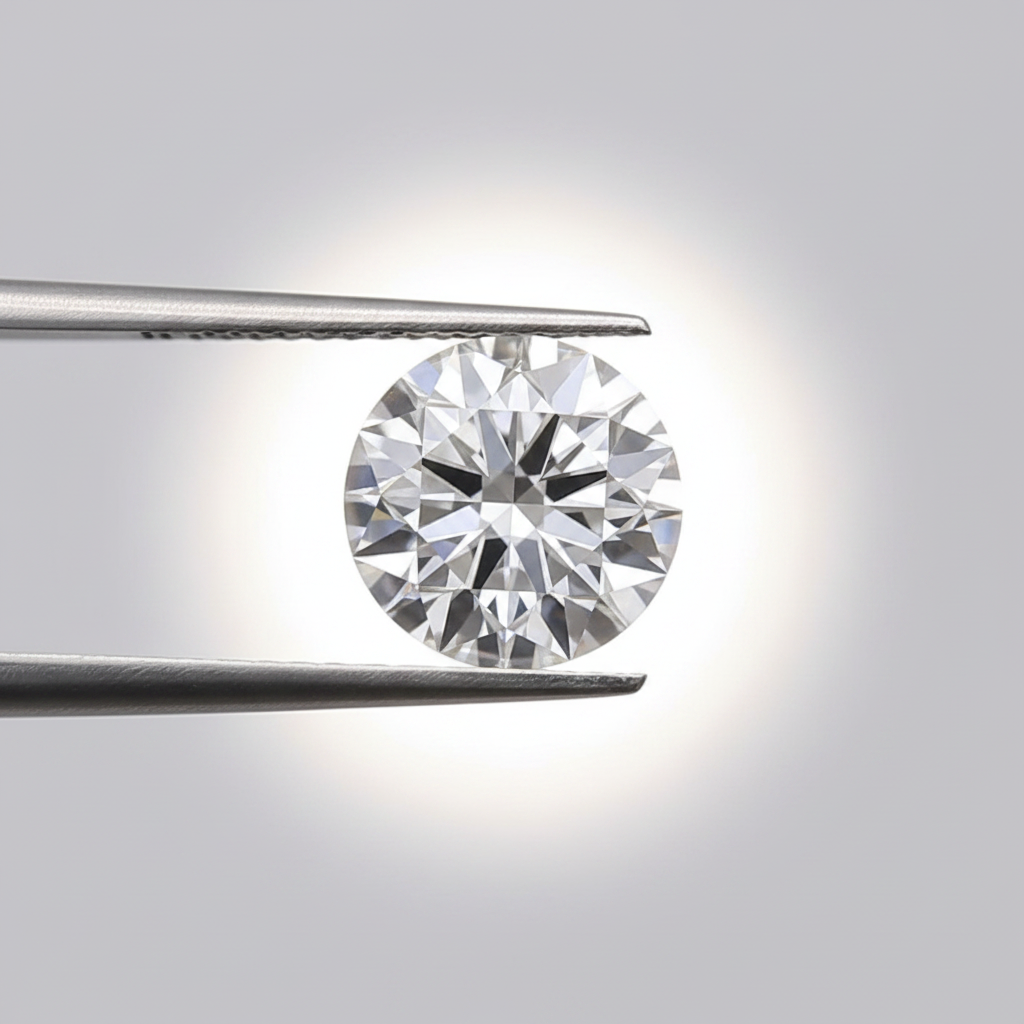 Diamante redondo cultivado en laboratorio de 2,73 quilates, VS1/G