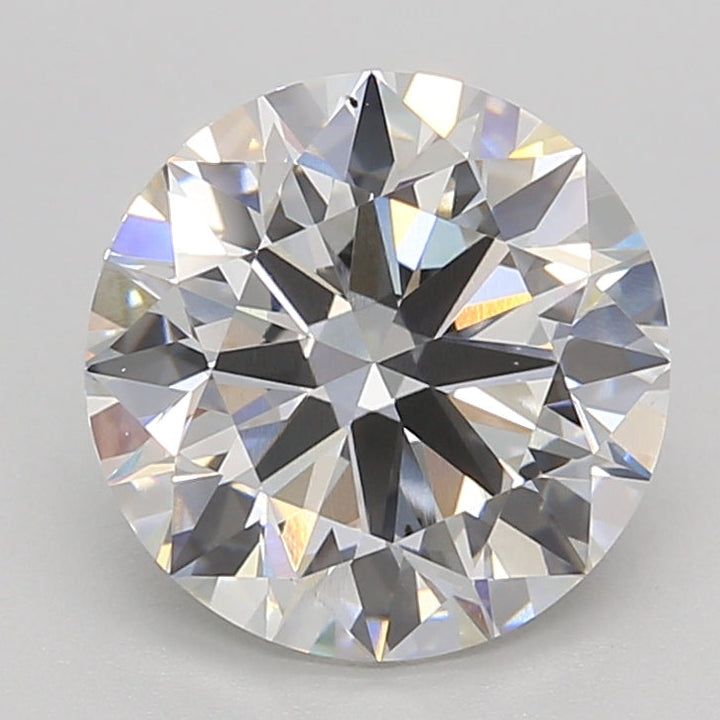2.76 Carat Round Lab Grown Diamond VS2 F