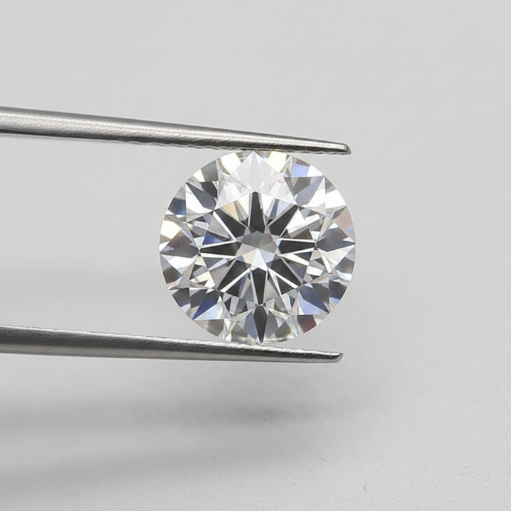 IGI Certified 2.76 Ct F Color VS2 Round CVD Lab Grown Diamond