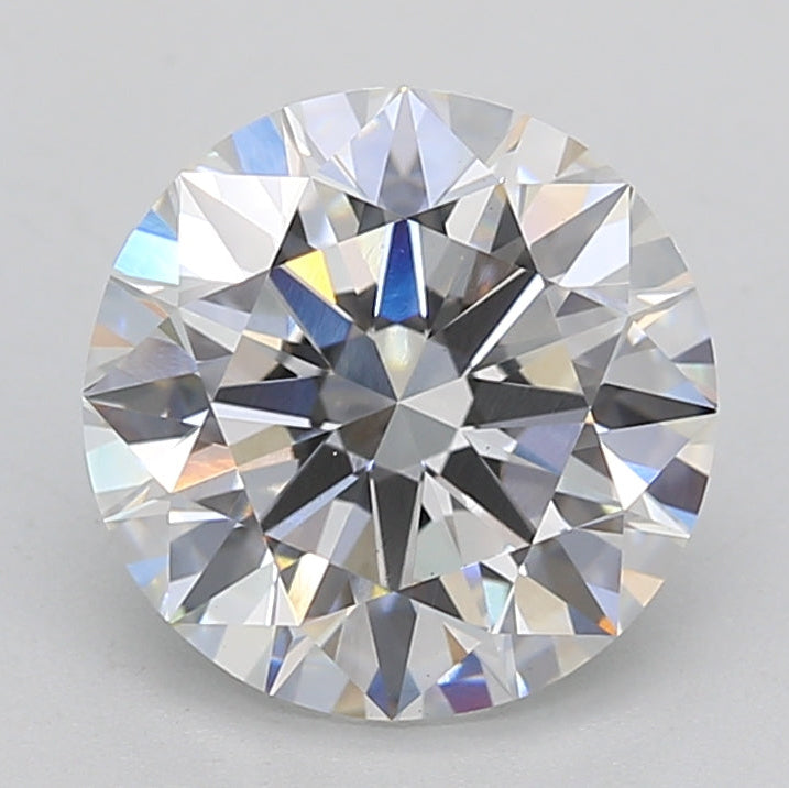 2.77 Carat Round Lab Grown Diamond VS1 F