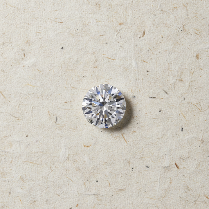 2,81 karaat ronde lab-gegroeide diamant, VS1/G