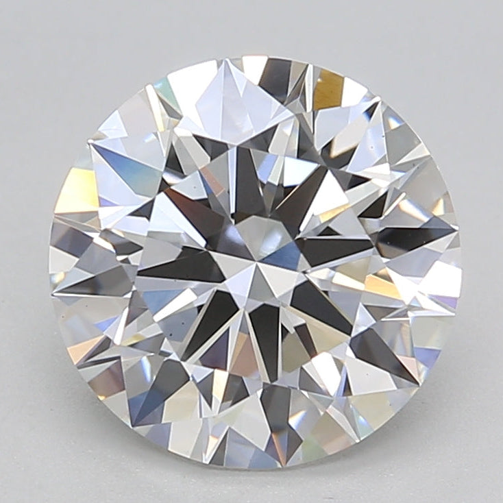 2.82 Carat Round Lab Grown Diamond VS1 F