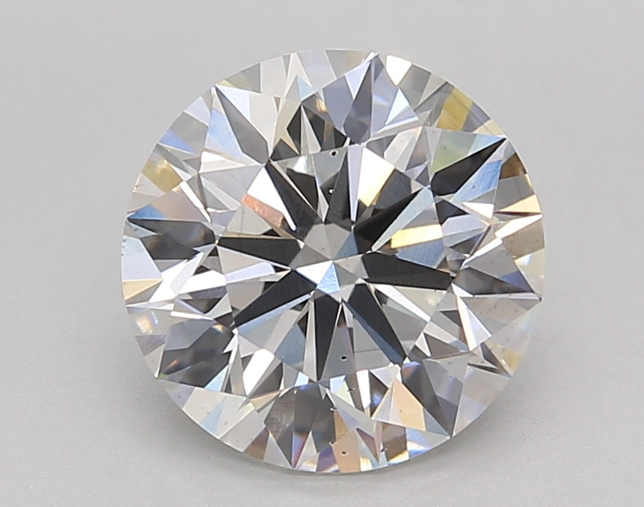 2.84 Carat Round Lab-Grown Diamond, IGI Certified, G Color, VS2 Clarity