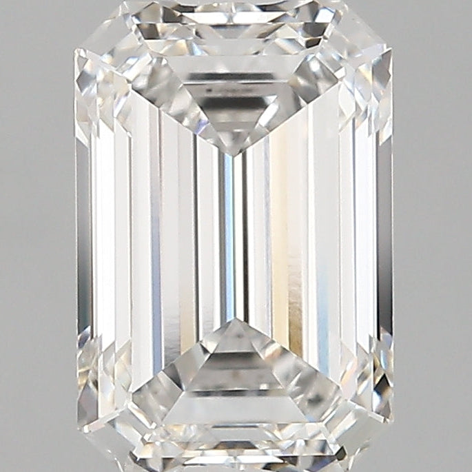 2.87 Carat Emerald Cut Lab Grown Diamond VVS1 F