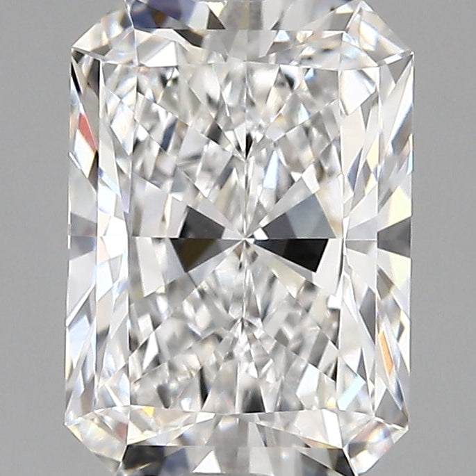 Diamant cultivé en laboratoire de 2,88 carats, taille radiante VVS1 E