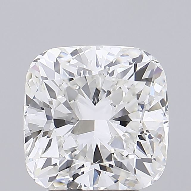Diamant cultivé en laboratoire taille coussin de 2,90 carats VVS2 F