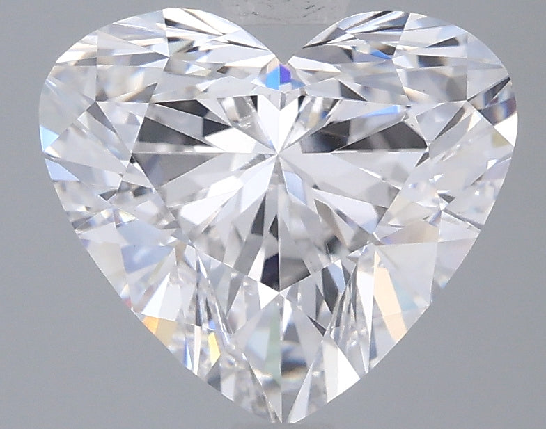 2,90 Karat herzförmiger, im Labor gezüchteter Diamant VS1 E