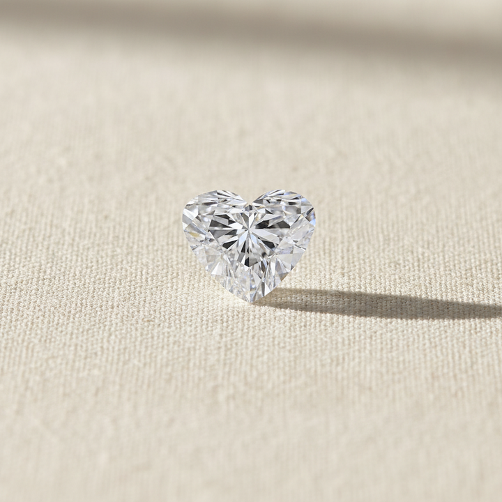 2.90 Carat Heart Cut Lab Grown Diamond VS1 E Color IGI Certified
