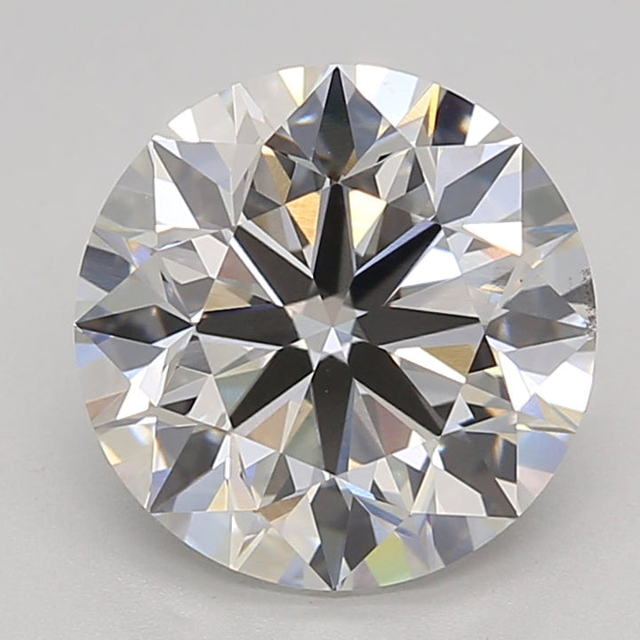 2.90 Carat Round Lab Grown Diamond VS2 H