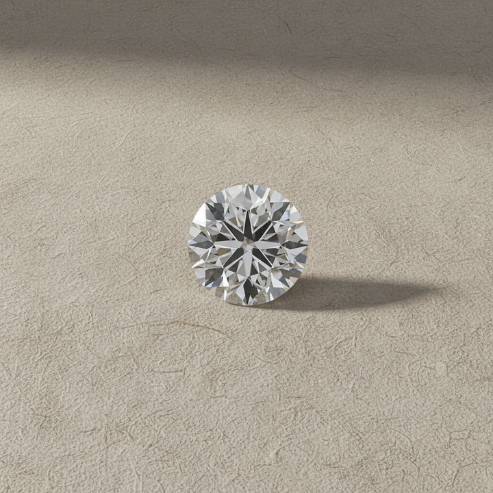 Diamante redondo cultivado en laboratorio de 2,90 quilates, VS2/H