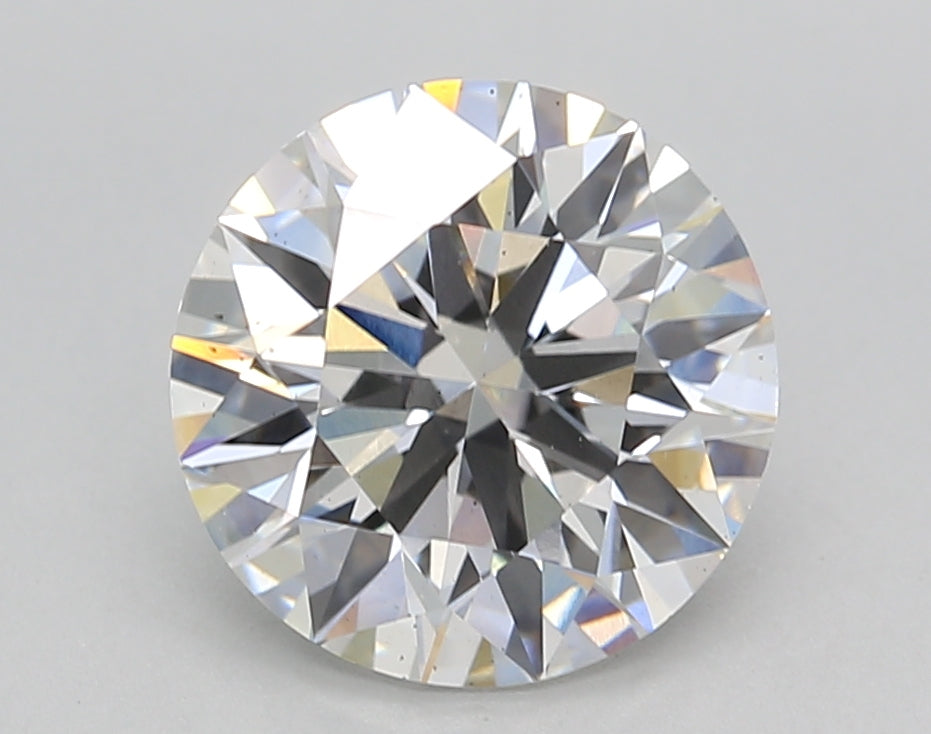 2.91 Carat Round Lab-Grown Diamond, IGI Certified, G Color, VS2 Clarity
