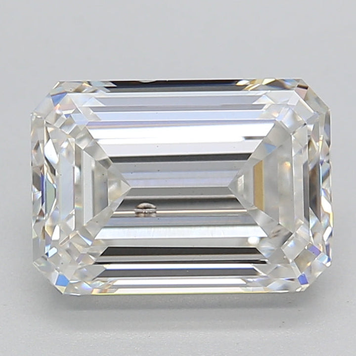 2.91 Carat Emerald Lab Grown Diamond SI1 G
