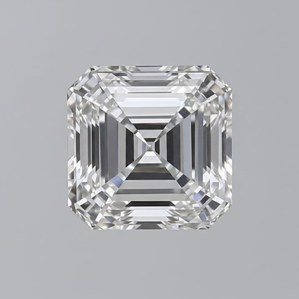 2.93 Carat Asscher Lab Grown Diamond, VVS2/F