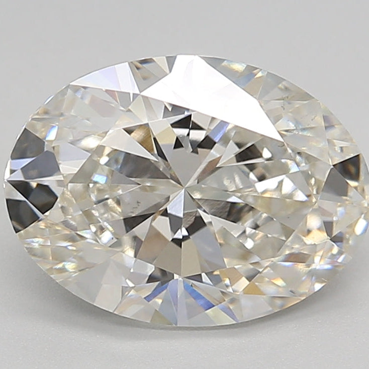 2.95 Carat Oval Cut Lab Grown Diamond VS1 H