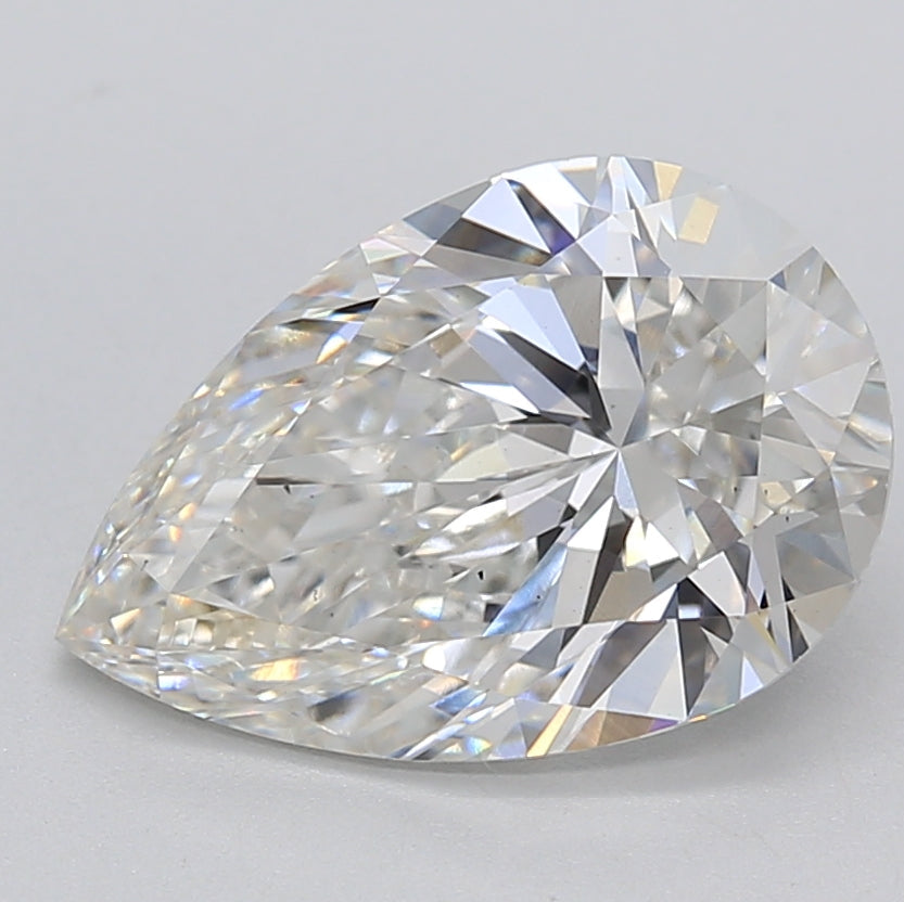 2.97 Carat Pear Lab Grown Diamond VS1 F