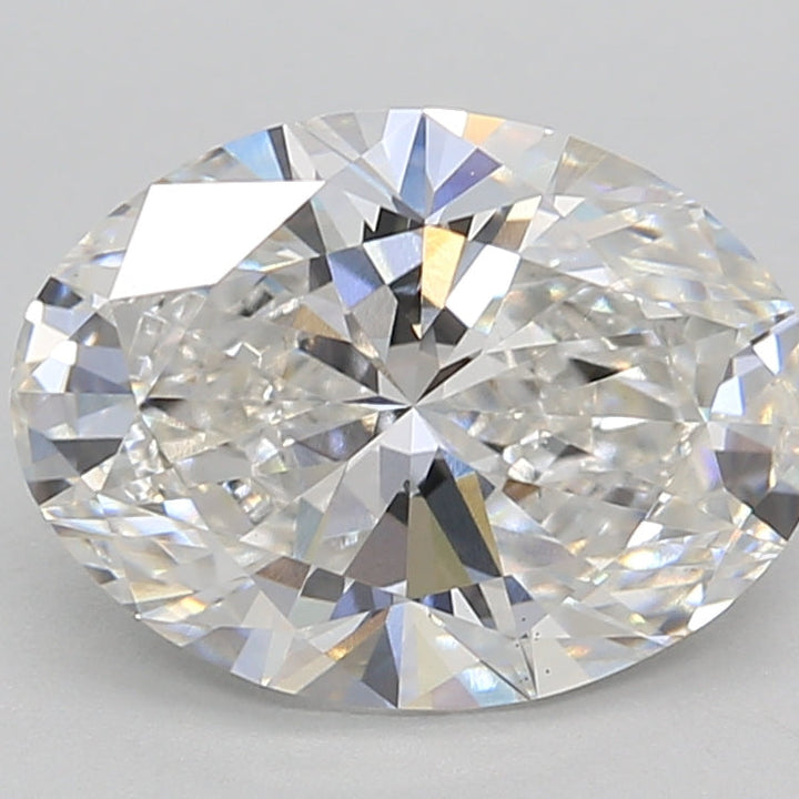 2.98 Carat Cut Oval Lab Grown Diamond VS1 F