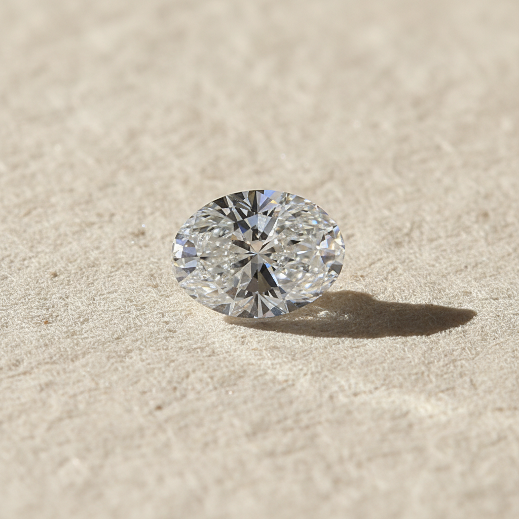 2.98 Carat Oval Cut F VS1 CVD Lab Grown Diamond