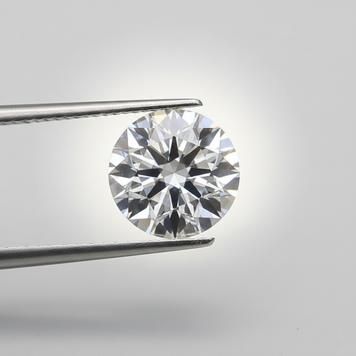 IGI Certified 2.90 Ct G Color VS1 Round CVD Lab Grown Diamond