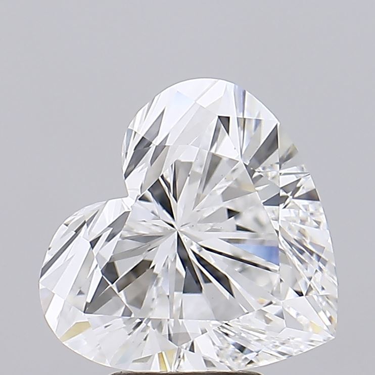 5.08 Carat Heart Cut Lab Grown Diamond, VVS2/D