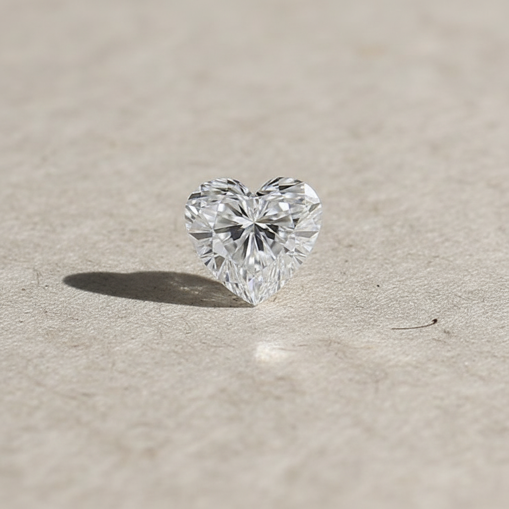 5.08 Carat Heart Cut Lab Grown Diamond VVS2 D Color IGI Certified
