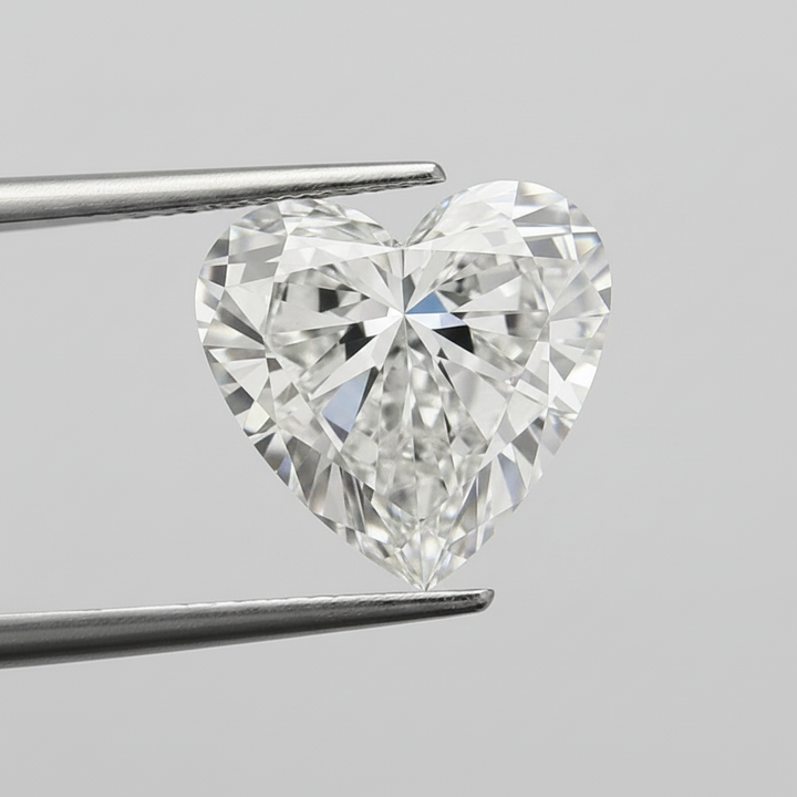 2,00 karaat hartgeslepen laboratorium-gegroeide diamant, VS1/F