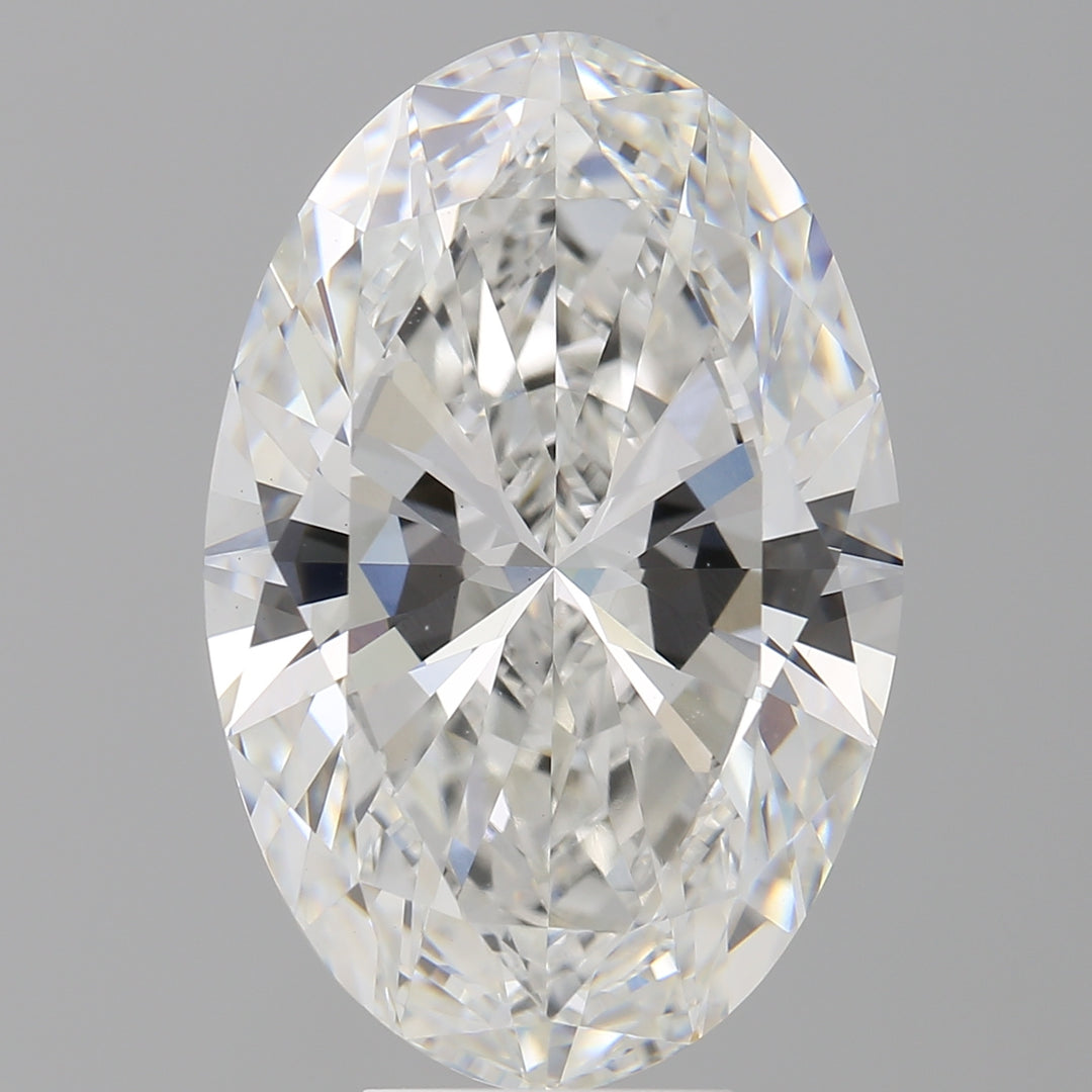 Diamant ovale cultivé en laboratoire de 8,08 carats VS1F